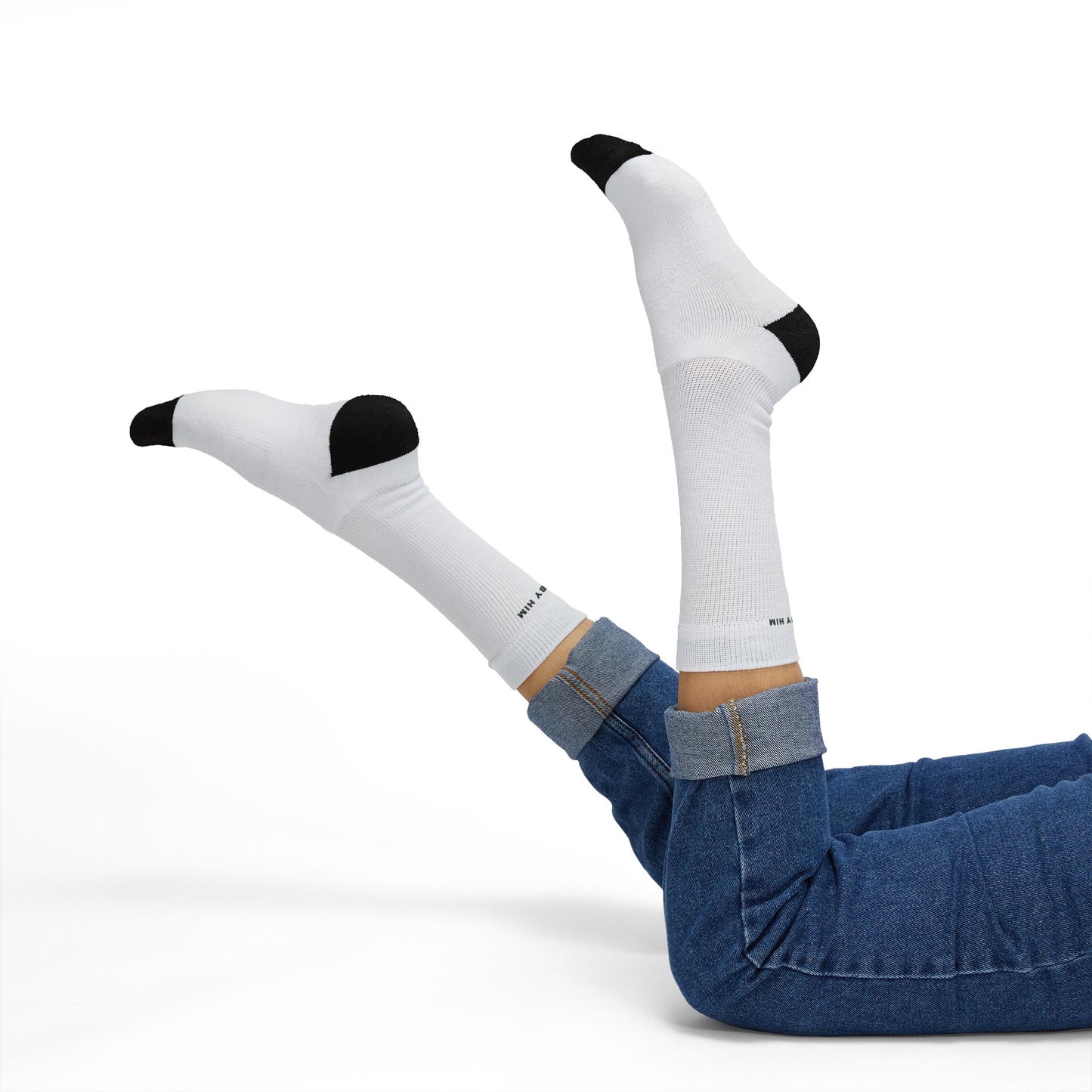 Sustained by Him Crew Socks