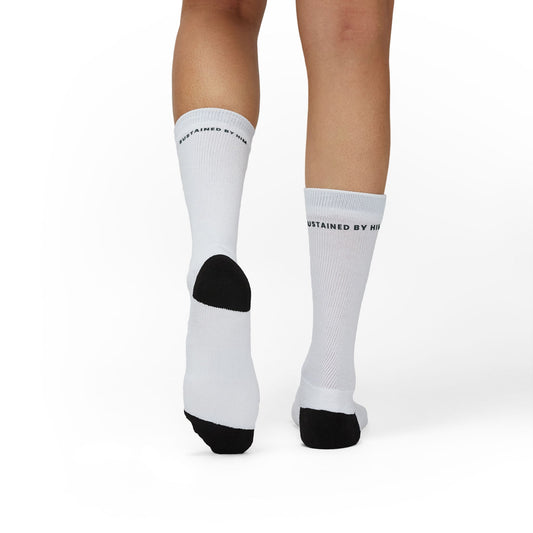 Sustained by Him Crew Socks