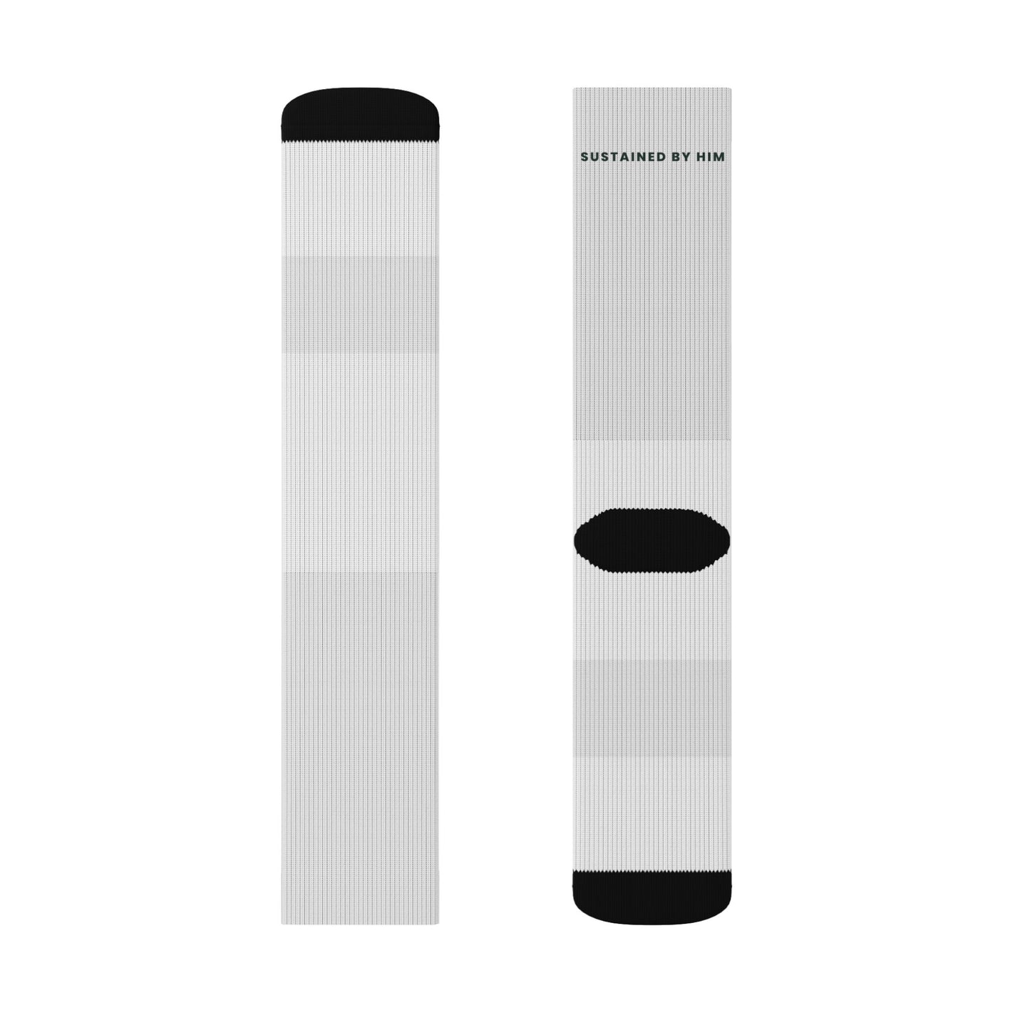 Sustained by Him Crew Socks