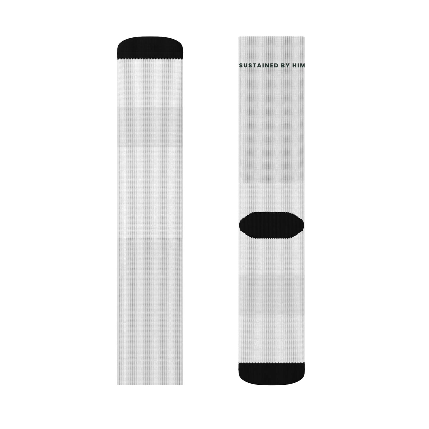 Sustained by Him Crew Socks